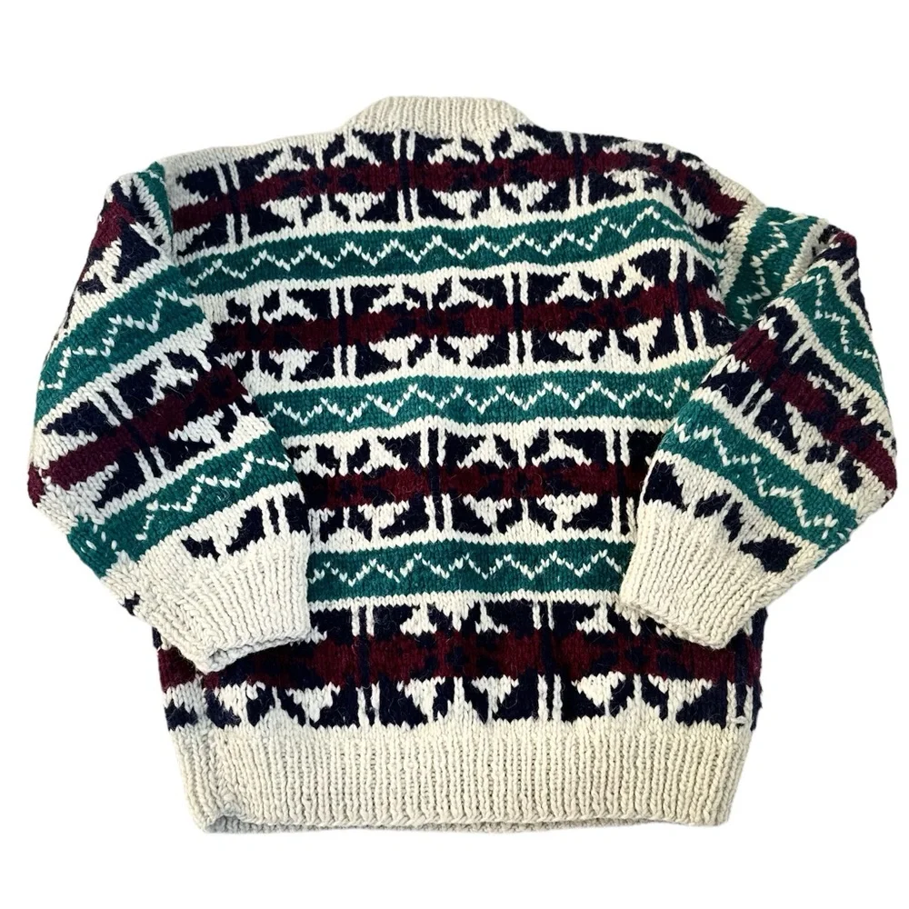 Vintage Otavalo Wool Nordic Style Sweater - Picture 2 of 5
